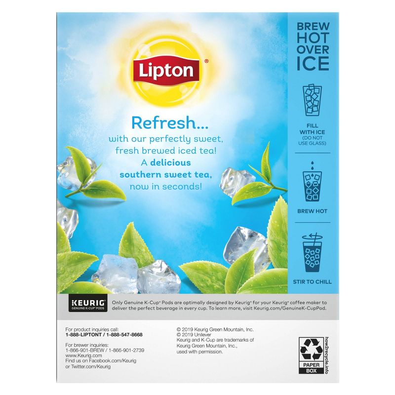 Lipton Southern Sweet Iced Tea Caffeinated Keurig K-Cup Pods - 24ct, 6 of 7