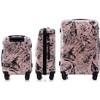 Multi-color Design ABS Hard Shell Lightweight with 360° Dual Spinning Wheels & Combo Lock – Includes 28", 24", 20" 3-Piece Luggage Set - Forest - 4 of 4