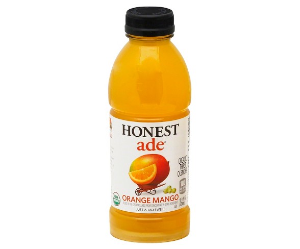 Honest Ade Organic Orange Mango Juice Drink - 16.9 fl oz Bottle