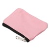 Unique Bargains Canvas Portable Change Coin Purse Pouch with Zipper 3 Pcs - 4 of 4