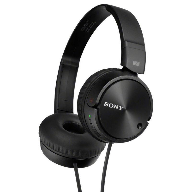 Sony Noise Canceling On-Ear Wired Headphones (MDRZX110NC), 3 of 4