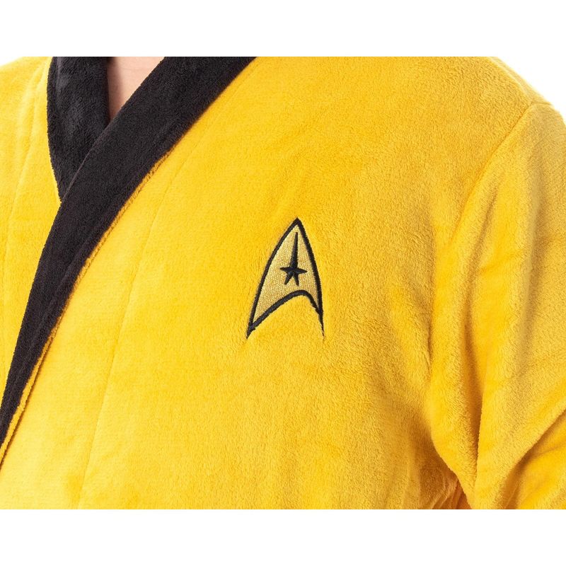Star Trek TOS Adult Costume Fleece Plush Robe Bathrobe - Big And Tall, 2 of 5