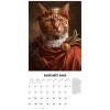 Willow Creek Press 12"x12" 2026 Cats in Hiss-tory Wall Calendar - 3 of 4