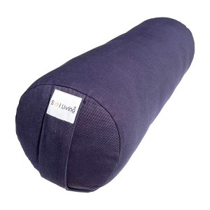 Sol Living Yoga Bolster Pillow with Removable Cover Rectangle - 1 of 4
