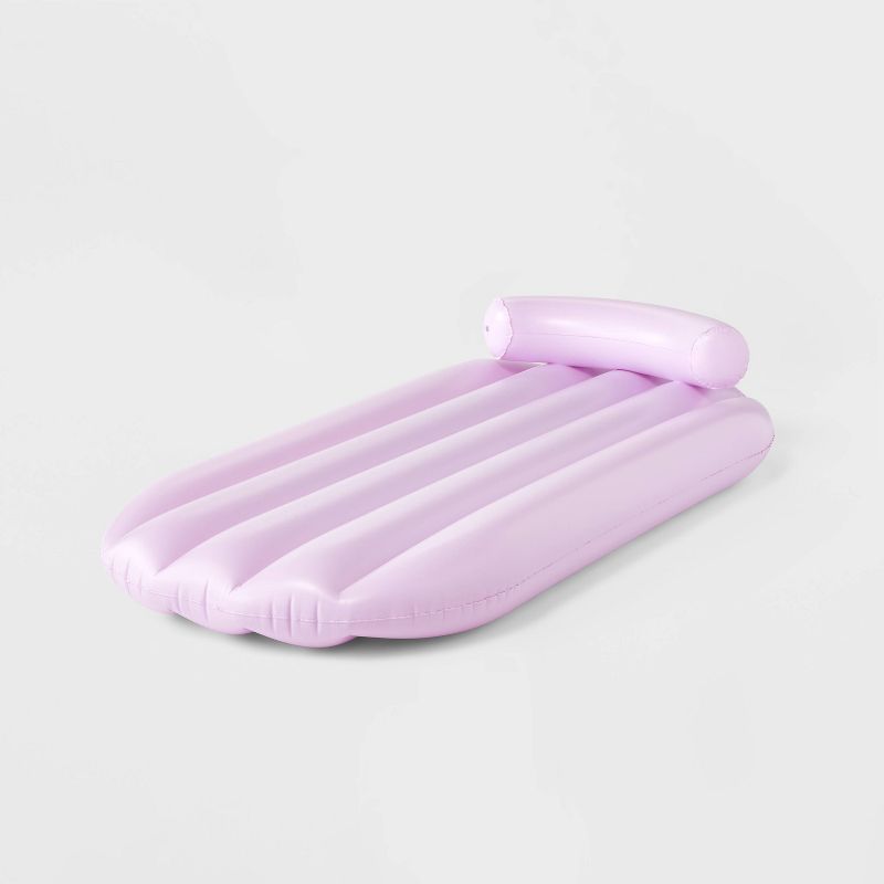 Pool Float with Pillow Purple - Sun Squad&#8482;, 1 of 6