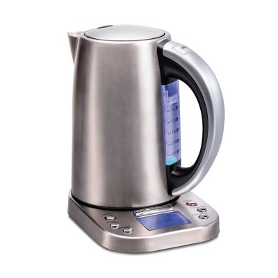 Hamilton Beach 1.7L Digital Kettle - Black: Stainless Steel Tea & Water Heater, 1500W Electric Kettle, 1 Year Warranty