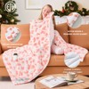 Inhand Heated Blanket Electric Throw - 50"x60" Cow Print Flannel Heating Blanket Throw Auto-Off 10 Heat Level Over-Heat Protection - 4 of 4