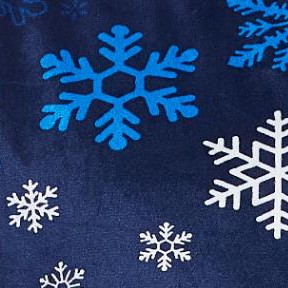 navy frozen snowflake