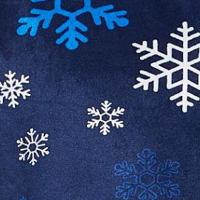 navy frozen snowflake