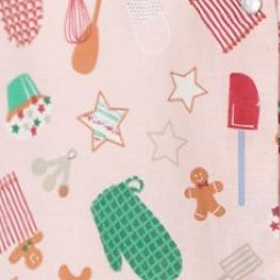 pink holiday print