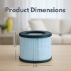 Nispira 3-in-1 True HEPA Filter Replacement Compatible with Miko Air Purifier C102 ibuki MA-01CW, MA-18, Okaysou AirMic4S, 3 Packs - 2 of 4
