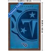 Trends International NFL Tennessee Titans - Logo 25 Framed Wall Poster Prints - 3 of 4