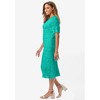 Jessica London Women's Plus Size Crochet Dress - 4 of 4