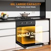 GASLAND 24" 2.3 Cu.f 9 Modes Built-in Single Wall Oven with Rotisserie, Black - 2 of 4
