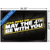 Trends International Star Wars - May the 4th - Logo Framed Wall Poster Prints - 3 of 4
