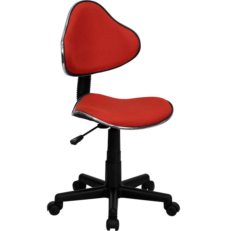 Emma and Oliver Red Fabric Swivel Ergonomic Task Office Chair, 1 of 11
