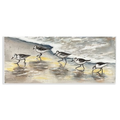Stupell Industries Sunlit Birds & Beach Foam Wall Plaque Art