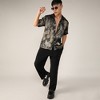 Campus Sutra Men Men's Midnight Black & Metallic Gold Metallic Ombre Shirt - 3 of 3