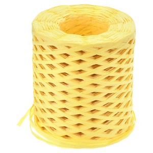 Unique Bargains Decorative Raffia Paper Craft Ribbon for Christmas Wrapping DIY - 1 of 4