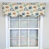 RLF Home 100% Cotton Jolly Regal  Fully lined Windows Rod Pocket Valance 50" x 17"  Cream - 2 of 4