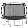 Jump Into Fun 12FT trampoline Pumpkin Waterproof and weatherproof With Curved Safety Padded Poles, Safety Net And 5 Legs for Kids & Adults - 3 of 4