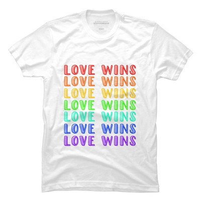 Adult Design By Humans Humans Love Wins Pride Repeat By CNTT668 T-Shirt