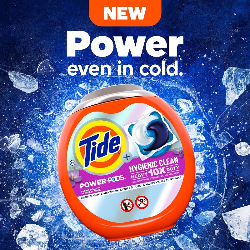 Tide Spring Meadow Hygienic Clean Heavy Duty Power Pods Laundry Detergent Soap Pacs, 6 of 13