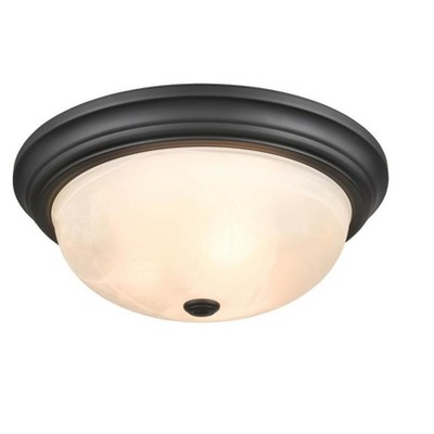 Millennium Lighting 3 - Light Flush Mount in  Matte Black