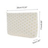 Unique Bargains convenient Rectangle Flat Dots Makeup Bag 1 Pc - 2 of 4