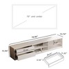 Luck Live Modern TV Stand for  Tvs up to 100" Media Centerw/ Drawer & Off-white - 4 of 4