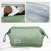 Unique Bargains Cosmetic Travel Bag Makeup Bag Waterproof Organizer Case Toiletry Bag for Women Nylon 27.5x19x15cm - 2 of 4