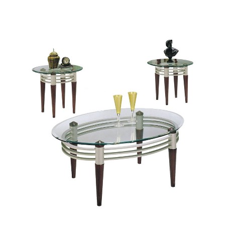 Glass Coffee And End Tables / China Stainless Steel Legs Round Tempered Glass Coffee End Tables China End Table Tea Table : Did you know glass tables can make your room look larger?