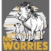 Girl's Lion King No Worries Besties T-Shirt - 2 of 4