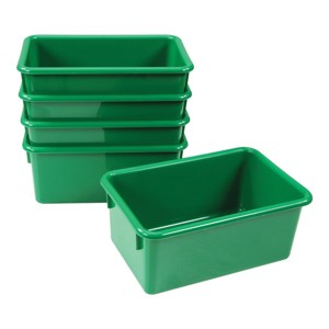 Kaplan Early Learning Colored Storage Bin - Set of 5 - 1 of 3