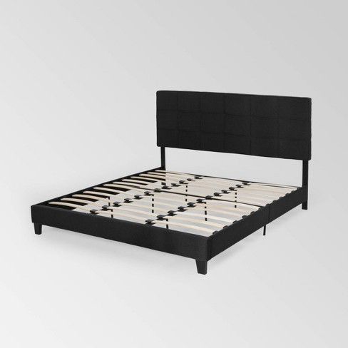 King Eveleth Contemporary Low Profile, Low Profile King Bed Frame With Headboard