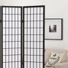 Sevobal Partitions And Room Dividers 4 Panel Oriental Screen Room Divider, Room Dividers And Folding Privacy Screens, Black, 4"*18"*71" - 4 of 4