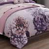 Bebejan Plum Petal 100% Cotton 8 Piece Reversible Comforter & Coverlet Set - 3 of 4