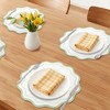 REGALWOVEN Placemats Set of 6 Leather Placemats for Kitchen Dining Table Decor Washable Table Placemats Wipeable Table Mat - 2 of 4