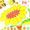 Slickblue Bee's Garden Wall Decals – Removable Vinyl Stickers for Home Décor – 17.7x23.6 Inch Design - 3 of 3