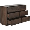 Drawer Cabinet,Dark Brown Sideboard Cabinet,Storage Cabinet With Doors,Tool Cabinet,Entryway Cabinet,Kitchen Cupboard Organizers-Cuddlewood - 3 of 4