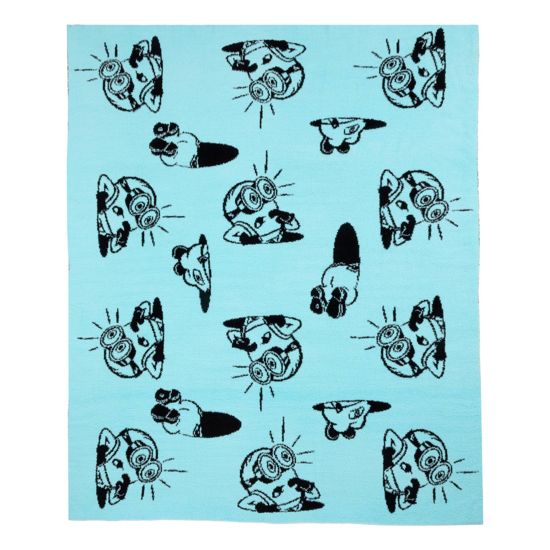 Minions Intarsia Throw Blanket