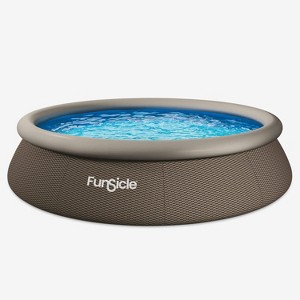 Funsicle 14 ft QuickSet Designer Pool - Double Rattan - 1 of 4