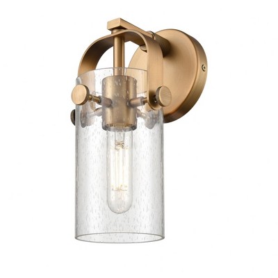 Pilaster II Cylinder - 1 Light Wall Sconce In Contemporary Style-10.5 Inches Tall and 4.5 Inches Wide