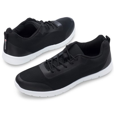 Мужские Alpine Swiss Bolt Mens Mesh Sneakers Lightweight Casual Lace Up Tennis Shoes Black 13 M US — фото 6
