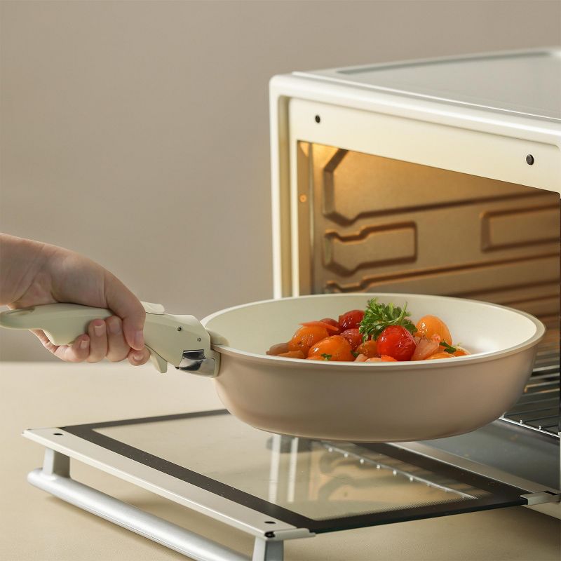 CAROTE Nonstick Cookware Set Detachable Pots and Pans Set with Removable Handle, Multicolor, 11pcs, 4 of 9