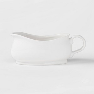 Porcelain Gravy Boat 20oz White - Threshold™ - 1 of 3