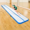 VEVOR Gymnastics Air Mat, 4 inch Thickness Inflatable Gymnastics Tumbling Mat, Tumble Track with Electric Pump, Training Mats - 2 of 4