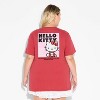 Women's Hello Kitty Short Sleeve Graphic T-Shirt - Red - 3 of 3