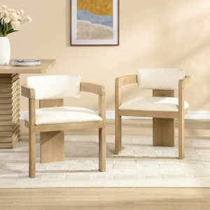 Christopher Knight Home Ula Modern Rubberwood Dining Chairs with