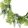 Saro Lifestyle Mixed Greenery Wreath Floral Accent (Set of 4), 16", Green - 4 of 4